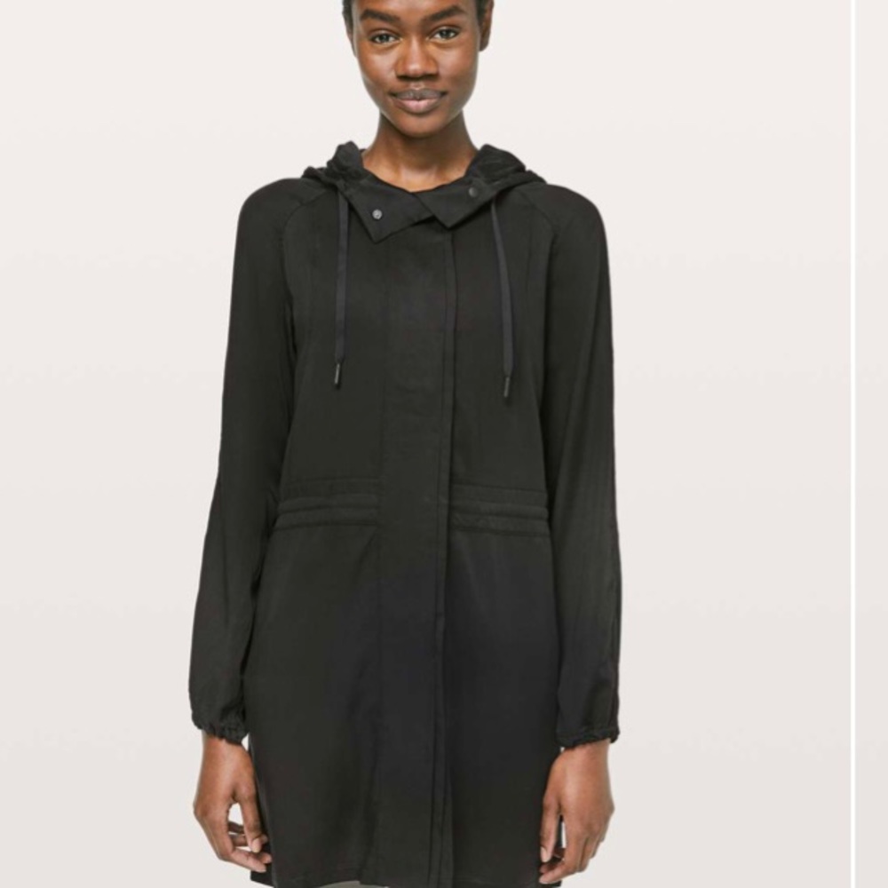 Lululemon City Stroll Jacket black light coat